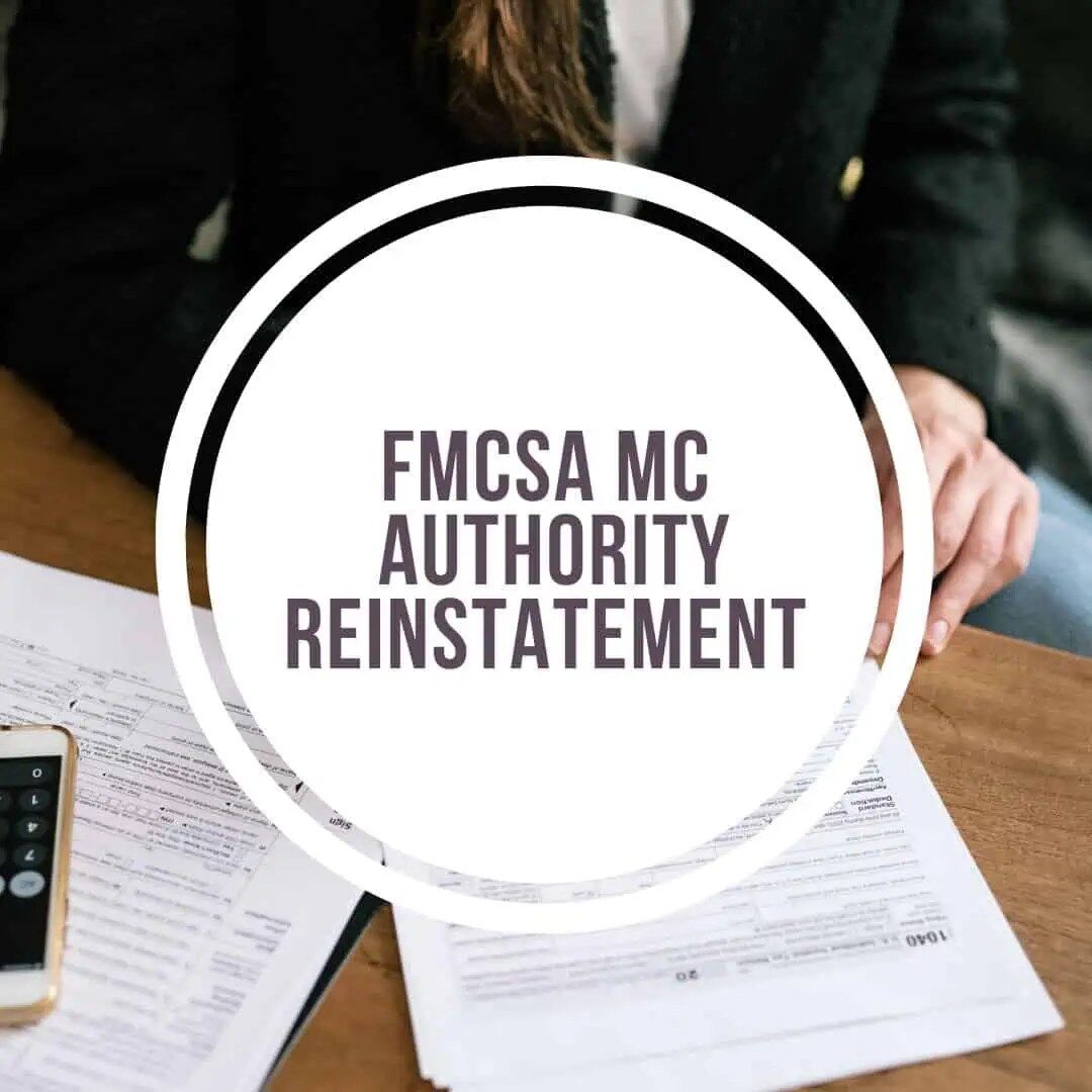 FMCSA MC Authority Reinstatement