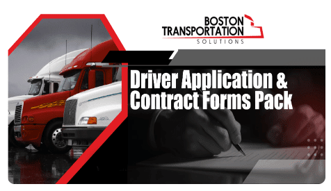 DOT MANDATORY DOCS - Driver Application & Contract Forms Pack