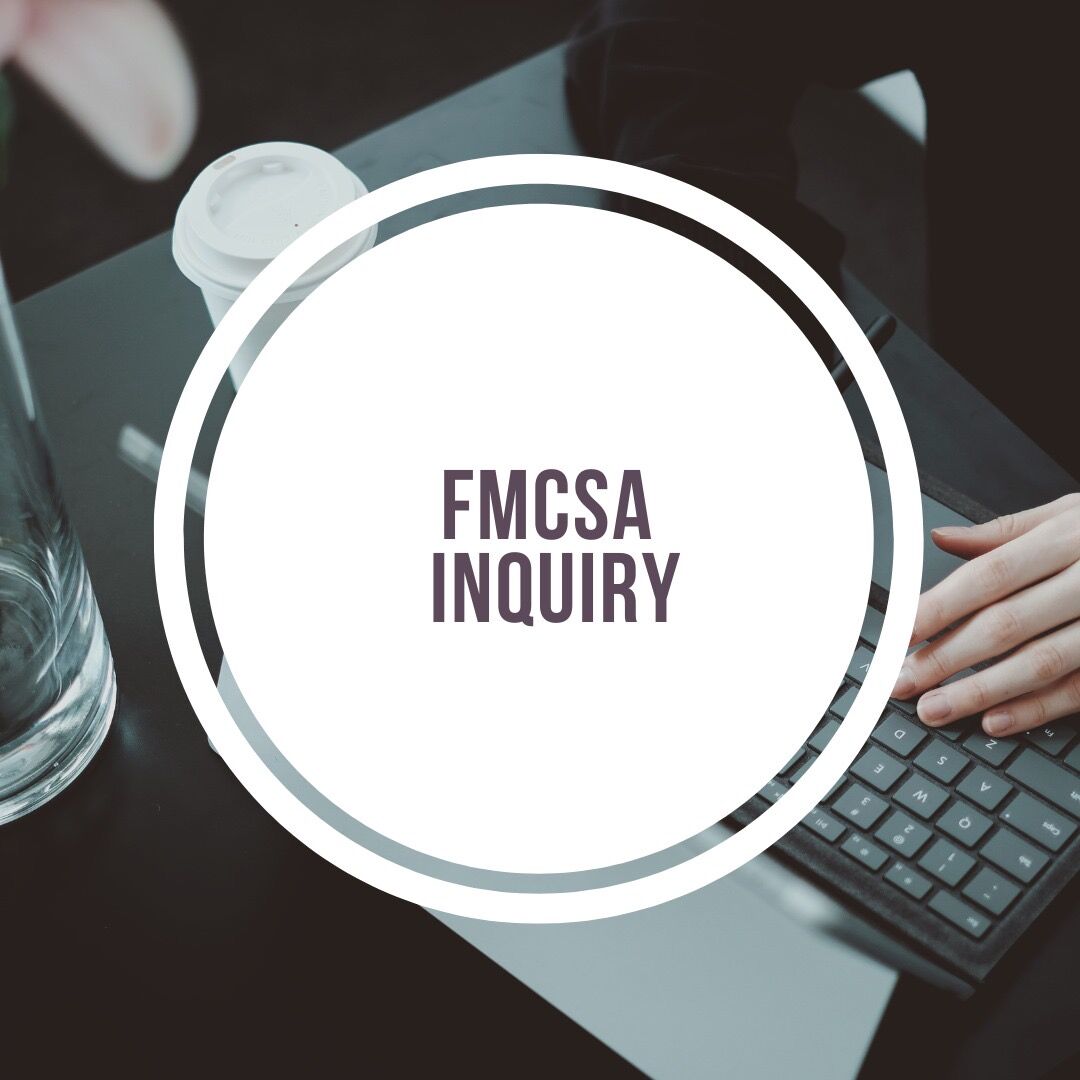 FMCSA Inquiry